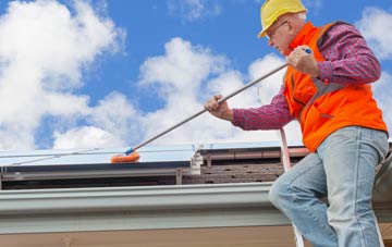 East End soft wash roof cleaning